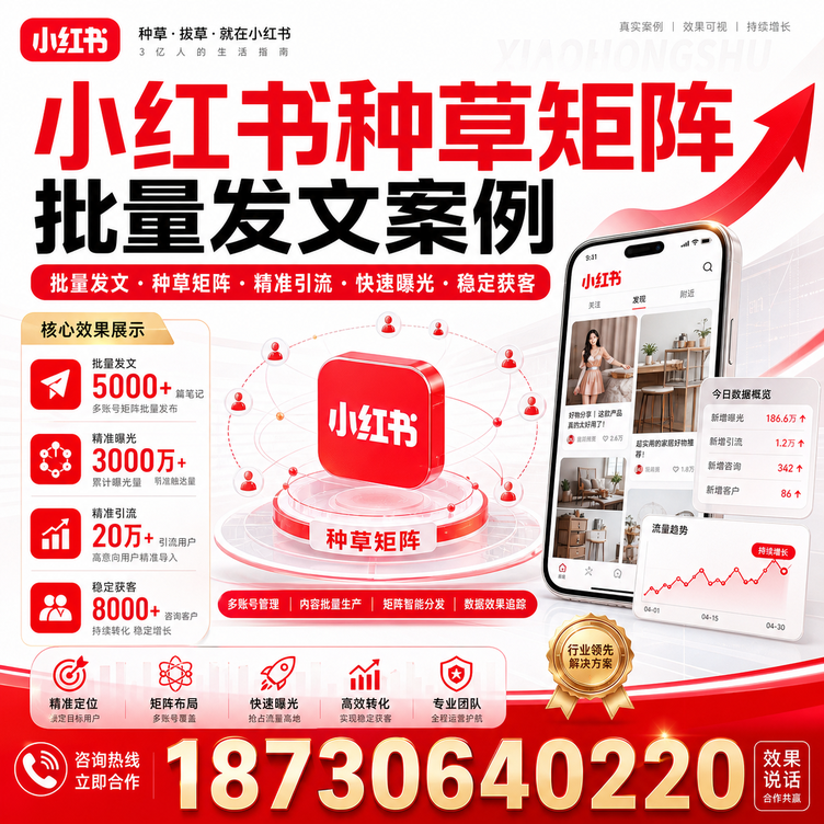 楚雄小红书种草矩阵批量发文案例